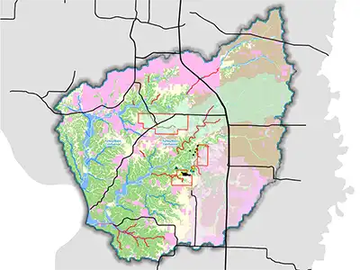 Subwatershed Sensitivity Analysis Interactive Viewer